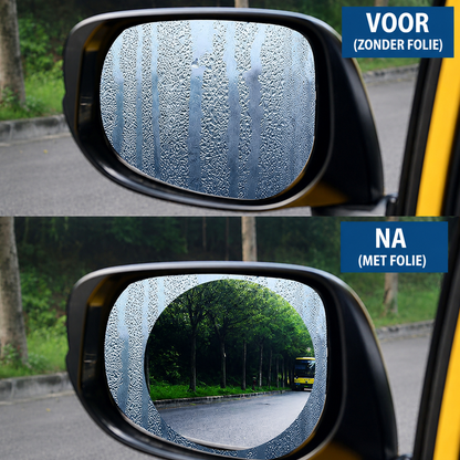 Anti-condens Folie voor Autospiegels