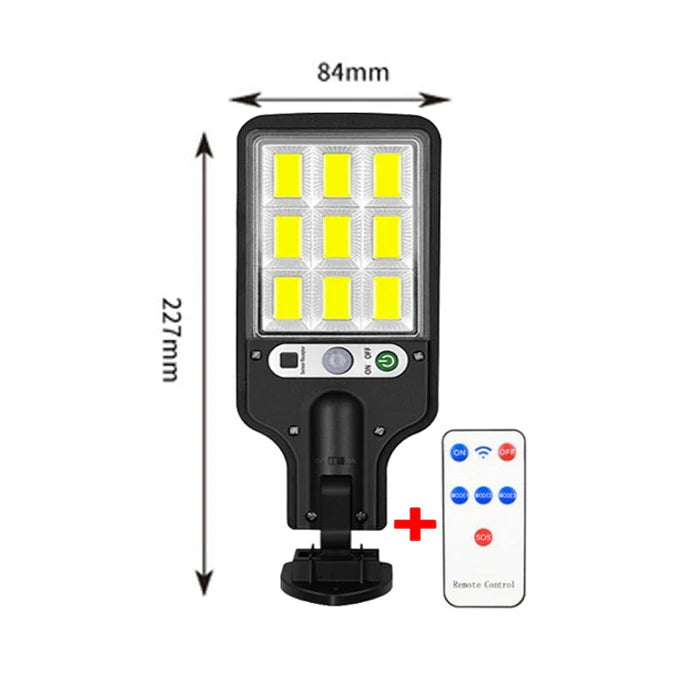 Solar LED Wandlamp met Bewegingssensor